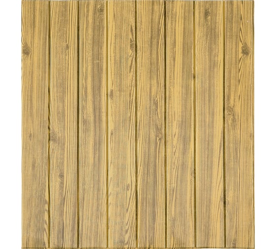 3D панель для стен LAKO DECOR комплект 5 шт., коллекция Дерево, цвет Желтый микс, 70x60, 6 мм LKD-22-05-503-KO