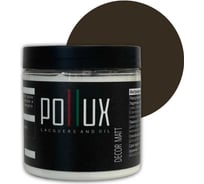 Краска для мебели без запаха матовая быстросохнущая для кухни / дерева / декора акриловая PolluxDecor Matt, объем 500мл, цвет сепия коричневый (RAL 8014) PDM-8014-05L