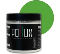 Краска для мебели без запаха матовая быстросохнущая для кухни / дерева / декора акриловая PolluxDecor Matt, объем 500мл, цвет желто-зелёный (RAL 6018) PDM-6018-05L