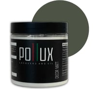 Краска для мебели без запаха матовая быстросохнущая для кухни / дерева / декора акриловая PolluxDecor Matt, объем 500мл, цвет зелёно-серый (RAL 7009) PDM-7009-05L