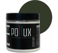 Краска для мебели без запаха матовая быстросохнущая для кухни / дерева / декора акриловая PolluxDecor Matt, объем 500мл, цвет бутылочно-зелёный (RAL 6007) PDM-6007-05L