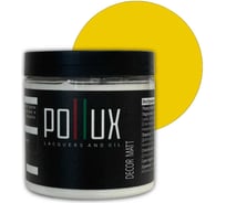 Краска для мебели без запаха матовая быстросохнущая для кухни / дерева / декора акриловая Pollux Decor Matt, объем 500мл, цвет транспортно-желтый (RAL 1023) PDM-1023-05L