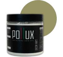 Краска для мебели без запаха матовая быстросохнущая для кухни / дерева / декора акриловая Pollux Decor Matt, объем 500мл, цвет оливково-желтый (RAL 1020) PDM-1020-05L