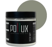 Краска для мебели без запаха матовая быстросохнущая для кухни / дерева / декора акриловая PolluxDecor Matt, объем 500мл, цвет каменно серый (RAL 7030) PDM-7030-05L