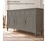 Краска для мебели быстросохнущая, без запаха Pollux цвет серый, Ral 7030, 0,5л PDM-7030-05L 3