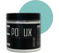 Краска для мебели без запаха матовая быстросохнущая для кухни / дерева / декора акриловая Pollux Decor Matt, объем 500мл, цвет светло-зелёный (RAL 6027) PDM-6027-05L