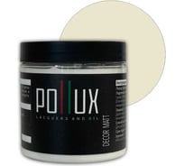 Краска для мебели без запаха матовая быстросохнущая для кухни / дерева / декора акриловая Pollux Decor Matt, объем 500мл, цвет жемчужно белый (RAL 1013) PDM-1013-05L