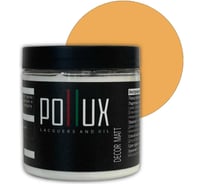 Краска для мебели без запаха матовая быстросохнущая для кухни / дерева / декора акриловая Pollux Decor Matt, объем 500мл, цвет пастельно-желтый (RAL 1034) PDM-1034-05L