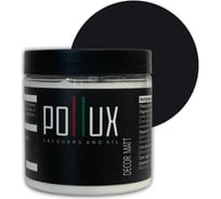 Краска для мебели без запаха матовая быстросохнущая для кухни / дерева / декора акриловая Pollux Decor Matt, объем 500мл, цвет чёрно-синий (RAL 5004) PDM-5004-05L