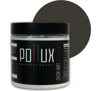 Краска для мебели без запаха матовая быстросохнущая для кухни / дерева / декора акриловая Pollux Decor Matt, объем 500мл, цвет серо-оливковый (RAL 6006) PDM-6006-05L