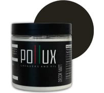 Краска для мебели без запаха матовая быстросохнущая для кухни / дерева / декора акриловая Pollux Decor Matt, объем 500мл, цвет коричнево-оливковый (RAL 6022) PDM-6022-05L