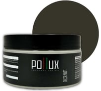 Краска для мебели без запаха матовая быстросохнущая для кухни / дерева / декора акриловая Pollux Decor Matt, объем 250мл, цвет коричнево-зелёный (RAL 6008) PDM-6008-025L