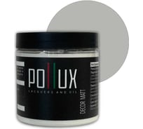 Краска для мебели без запаха матовая быстросохнущая для кухни / дерева / декора акриловая Pollux Decor Matt, объем 500мл, цвет агатовый серый (RAL 7038) PDM-7038-05L