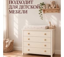 Краска для мебели быстросохнущая, без запаха Pollux цвет белый, Ral 9010, 0,5л PDM-9010-05L