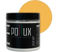 Краска для мебели без запаха матовая быстросохнущая для кухни / дерева / декора акриловая Pollux Decor Matt, объем 500мл, цвет шафраново-желтый (RAL 1017) PDM-1017-05L