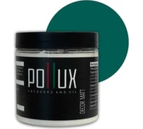 Краска для мебели без запаха матовая быстросохнущая для кухни / дерева / декора акриловая Pollux Decor Matt, объем 500мл, цвет опаловый зелёный (RAL 6026) PDM-6026-05L