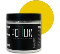 Краска для мебели без запаха матовая быстросохнущая для кухни / дерева / декора акриловая Pollux Decor Matt, объем 500мл, цвет рапсово-желтый (RAL 1021) PDM-1021-05L