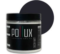 Краска для мебели без запаха матовая быстросохнущая для кухни / дерева / декора акриловая Pollux Decor Matt, объем 500мл, цвет серо-синий (RAL 5008) PDM-5008-05L