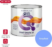 Грунт-эмаль по ржавчине ПРЕСТИЖ FORMULA Q8 голубой, 1.9 кг 52025