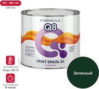 Грунт-эмаль по ржавчине ПРЕСТИЖ FORMULA Q8 зеленый, 1.9 кг 52030