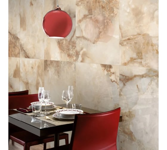 Керамогранит Realistik глянцевый, бежевый Ajmer Gold Polished 60x60 см Ajmer60,PL, Realistik