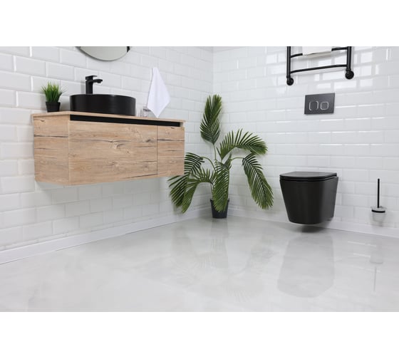 Керамогранит Realistik Alberta White Polished глянцевый, серый, под мрамор 60x120 см, 1,44 кв. м AlbertaWh120,Polished,Realistik