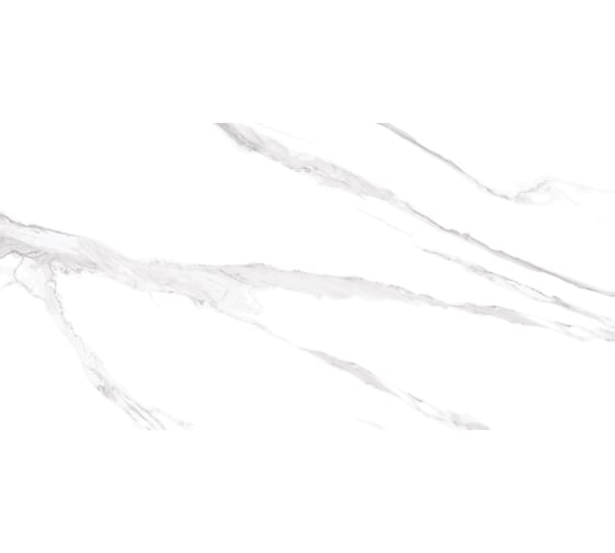 Керамогранит Realistik Albeta Statuario глянцевый, белый, рисунок калакатта 60x120 см, 1,44 кв. м Albeta120,Realistik