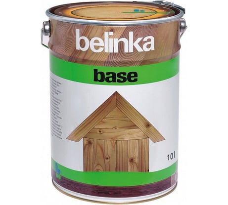 Грунтовочная основа-антисептик для защиты древесины Belinka BASE 10л 54500