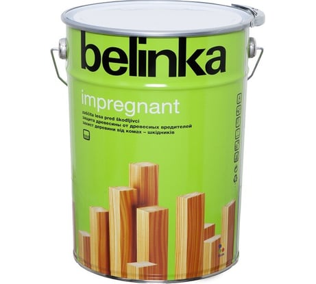 Грунтовочная основа-антисептик для защиты древесины Belinka IMPREGNANT 10л 32600