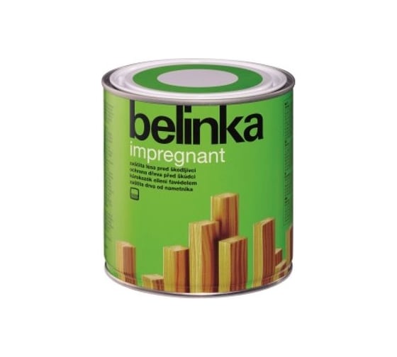 Грунтовочная основа-антисептик для защиты древесины Belinka IMPREGNANT 0,75л 32100