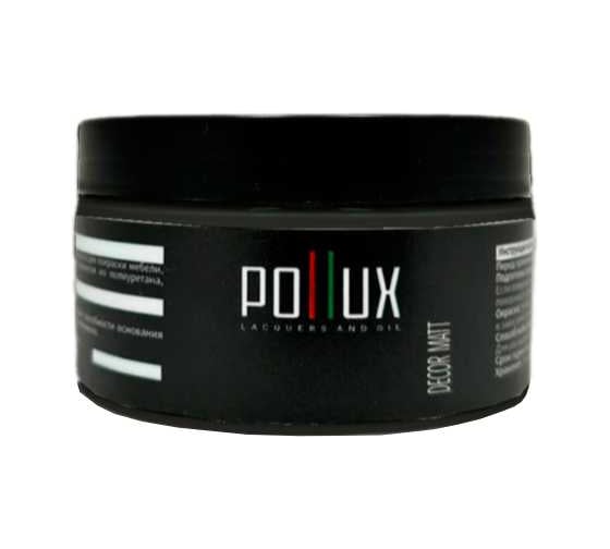 Краска для мебели Pollux без запаха, матовая, быстросохнущая, для кухни, дерева, декора, акриловая Decor Matt, объем 250 мл, цвет зелёно-синий (RAL 5001) PDM-5001-025L