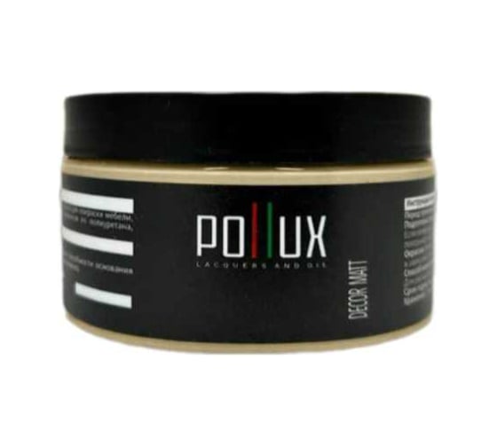 Краска для мебели Pollux без запаха, матовая, быстросохнущая, для кухни, дерева, декора, акриловая Decor Matt, объем 250 мл, цвет бежевый (RAL 1001) PDM-1001-025L