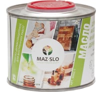 Масло для кухонных аксессуаров и игрушек из дерева MAZ-SLO цвет Серебро 0.35л 8071668