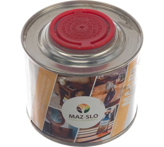 Масло для рабочих поверхностей и мебели MAZ-SLO цвет Орех 0.35л 8075802