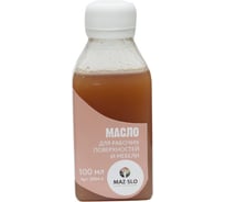 Масло для рабочих поверхностей и мебели MAZ-SLO цвет Фламинго 100 мл 8076984