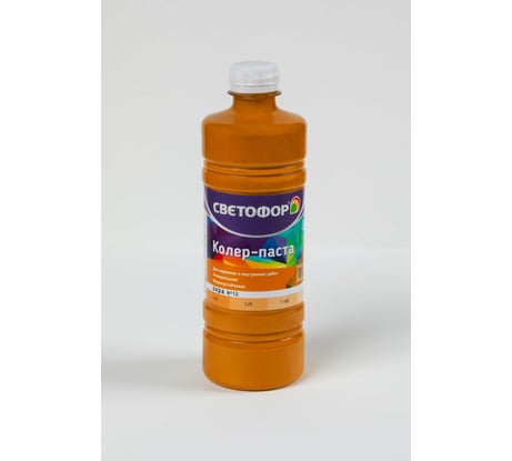 Колер-паста Светофор №12 охра 0.45л ЗОР00006999