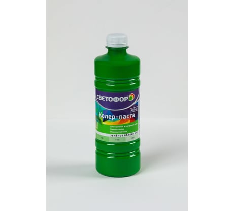Колер-паста Светофор №62 зеленое яблоко 0.45л ЗОР00007035