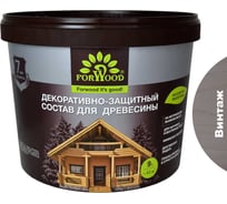 Декоративно-защитный состав для древесины Forwood ВДПФ-1601 винтаж, 9 л 4630058024275