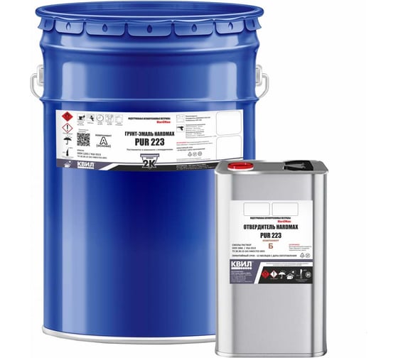 Грунт-эмаль HardMax PUR 223.20 ПМ RAL 1001 Бежевый (комплект 19,8 кг) 4690417108237