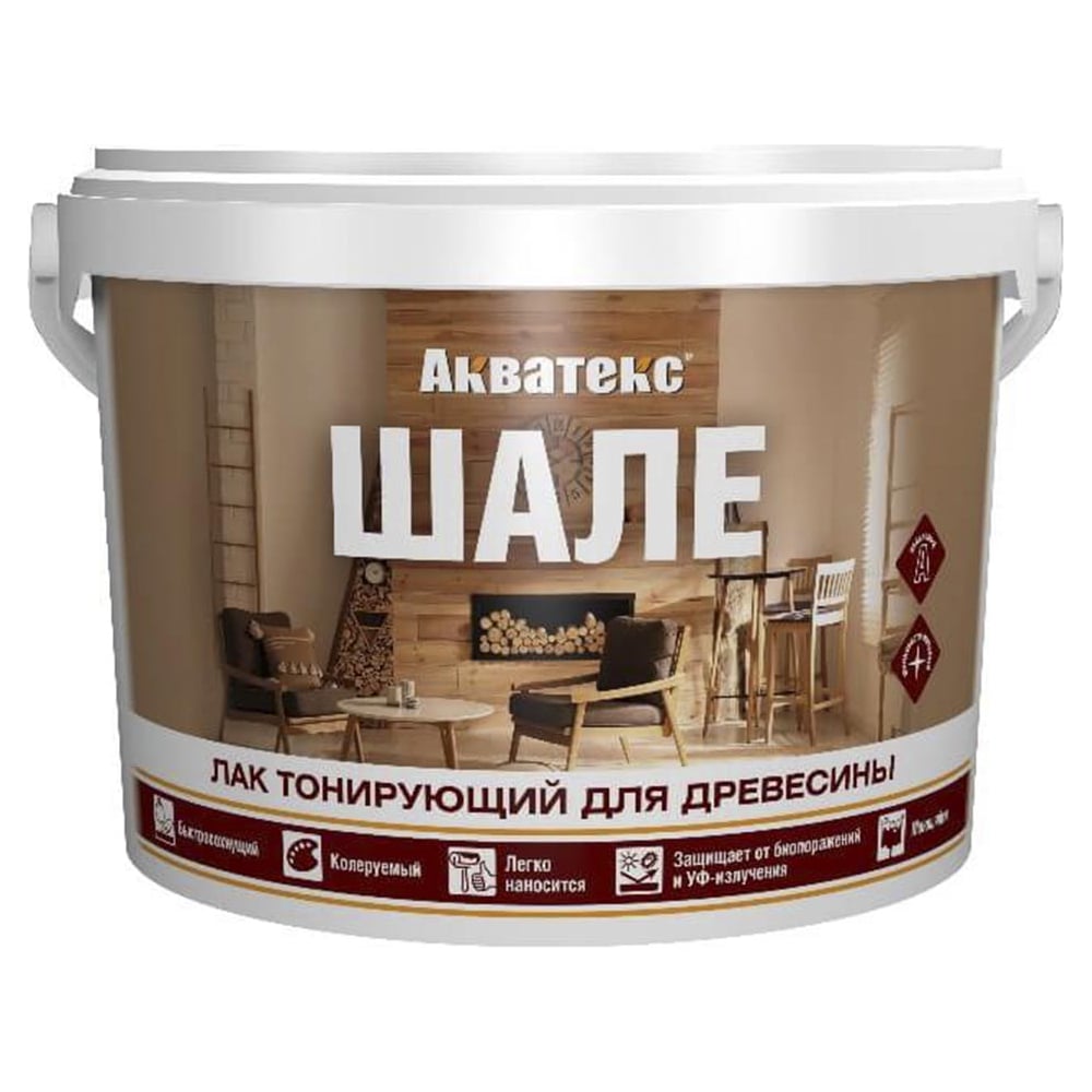Лак тонирующий для древесины Акватекс ШАЛЕ ДУБ 0.9 кг 272497 - выгодная ...