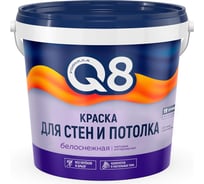 Водно-дисперсионная краска для стен и потолков ПРЕСТИЖ "FORMULA Q8" 1.4 кг 261414