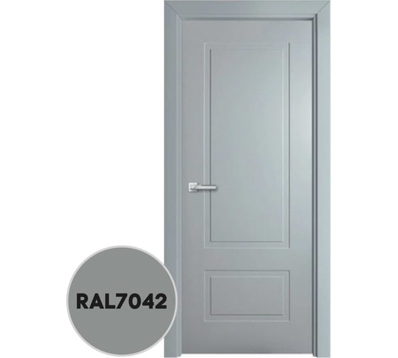 Грунт-эмаль 3 в 1 полуглянец KOVALI Транспортная серая А RAL 7042 (10 кг) kov3.2.3.A.7042.10pg