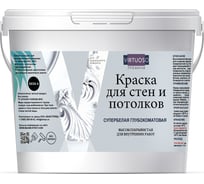 Краска VIRTUOSO PREMIUM для стен и потолков супербелая 3кг 11590583