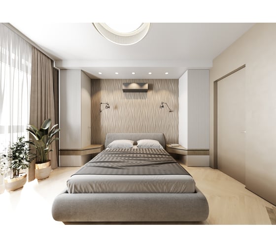 Стеновая панель 3D Dekohaus Aqua HDPS 900x450x18 мм 00-00001031