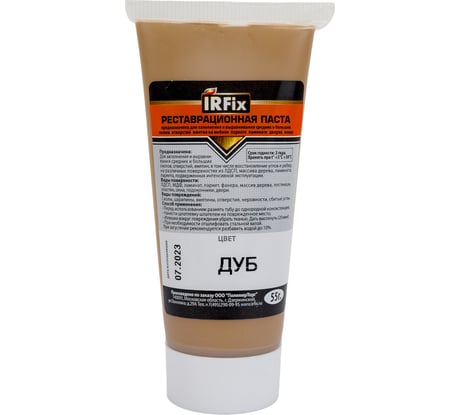 Реставрационная паста IRFIX 55 г, дуб 20304