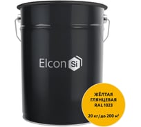 Грунт-эмаль 3 в 1 Elcon глянцевая желтая RAL 1023 20 кг 00-00750267