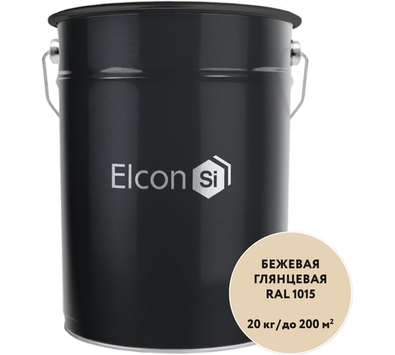 Грунт-эмаль 3 в 1 Elcon глянцевая бежевая RAL 1015 00-00750270