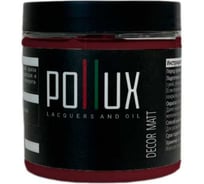 Краска для мебели Pollux Decor Matt для кухни, дерева, декора, акриловая, без запаха, матовая, быстросохнущая, объем 500 мл, цвет винно-красный (RAL 3005) PDM-3005-05L