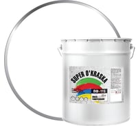 Эмаль super maler ПФ-115 super okraska белая матовая, 20 кг 0006794