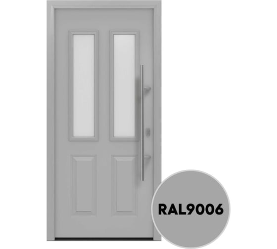Грунт-эмаль алкидная KOVALI по металлу полуглянец Бело-алюминиевая RAL 9006 (20кг) kov.p.1.9006.20